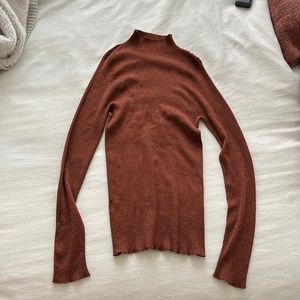 Mango Turtleneck Copper with Shimmer